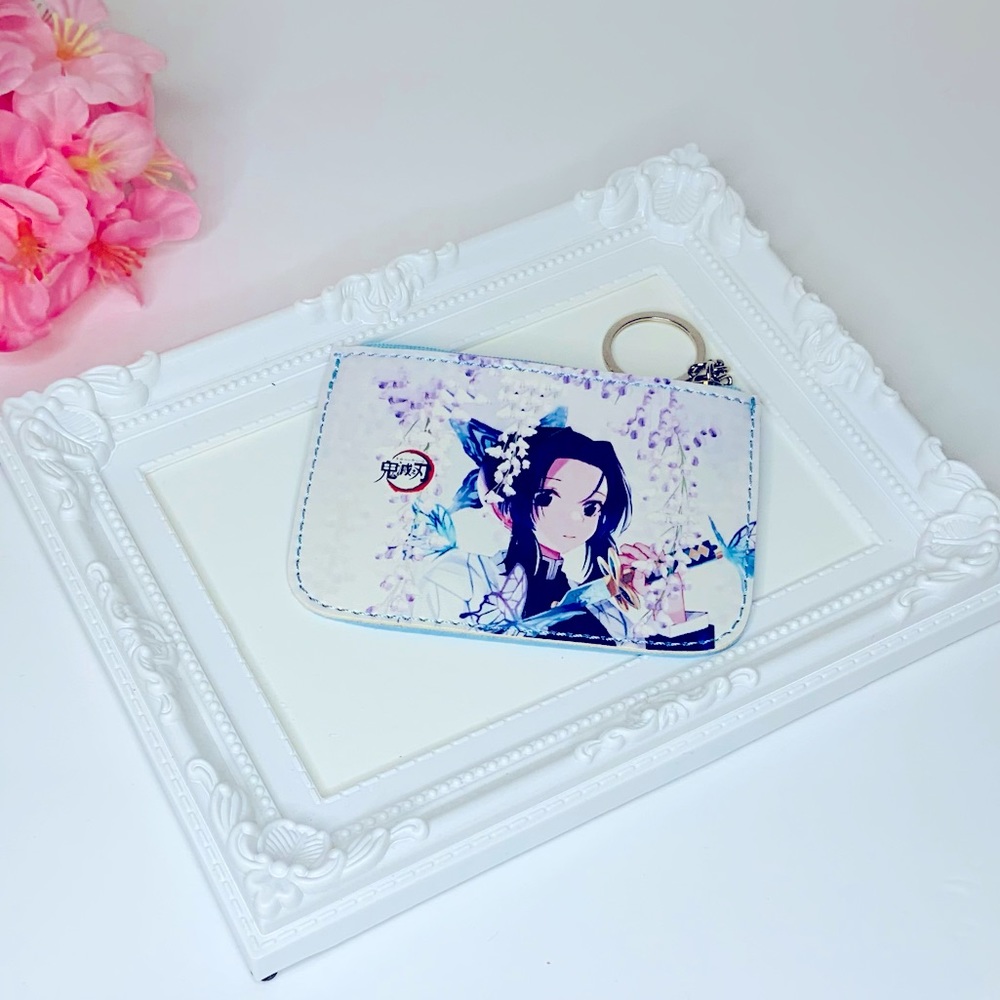 Demon Slayer Shinobu Kocho ID Wallet Keychain
